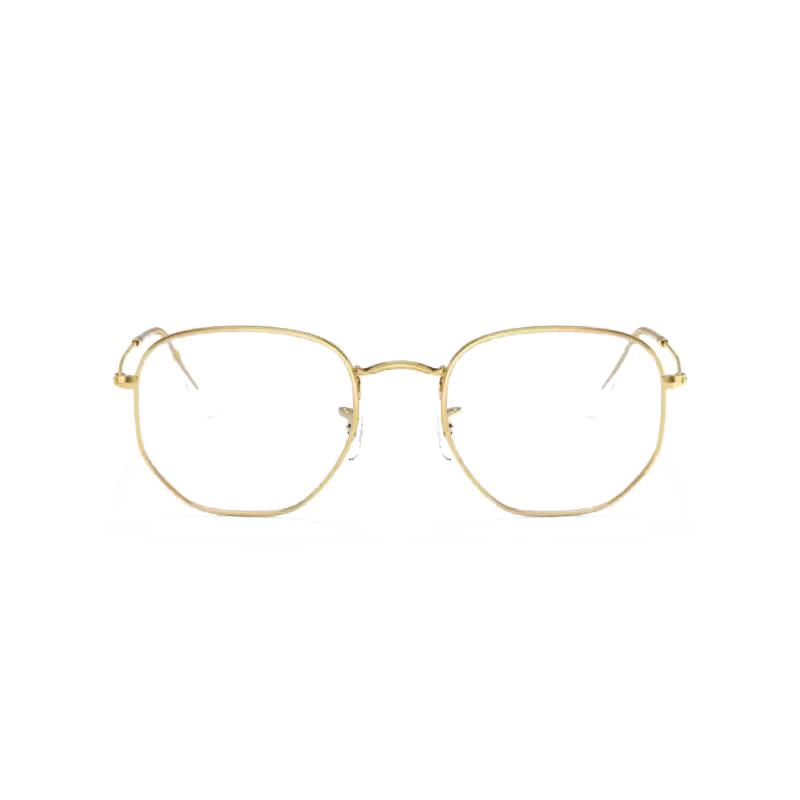 Ray-Ban Rb 3548 9196/BF 51-21 Unisex Mavi Işık Korumalı Gözlük Hexagonal Küçük Ekartman;